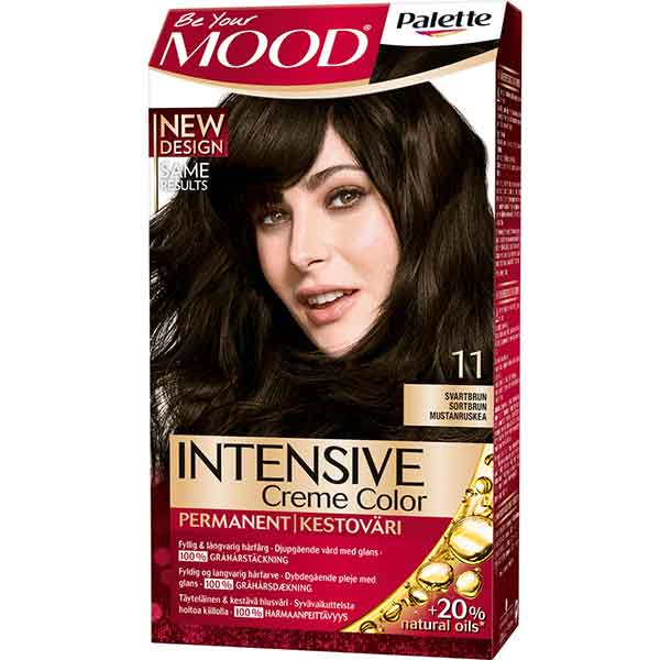 Mood Palette Intensive Cream Colour Svart brun nr 11