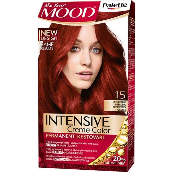 Mood Palette Intensive Cream Colour Intensiv Röd nr 15
