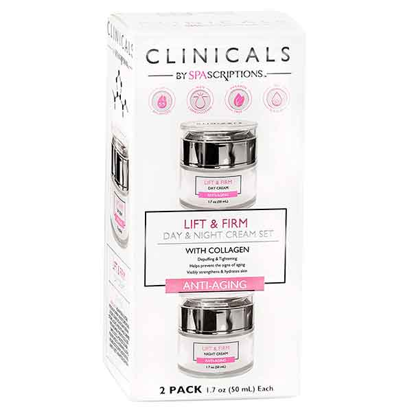 SPASCRIPTIONS CLINICALS Lift & Firm Day & Night Cream set Collagen Anti-Aging