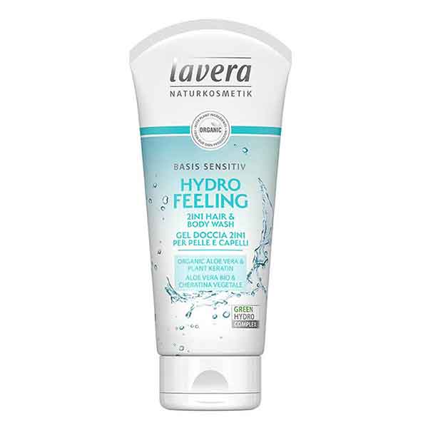 LAVERA Basis Sensitiv 2in1 Body & Hair Wash Hydro Feeling 200 ml