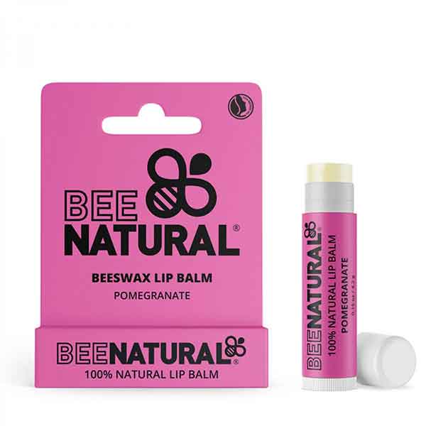 BEE NATURAL Lip Balm Pomegranate