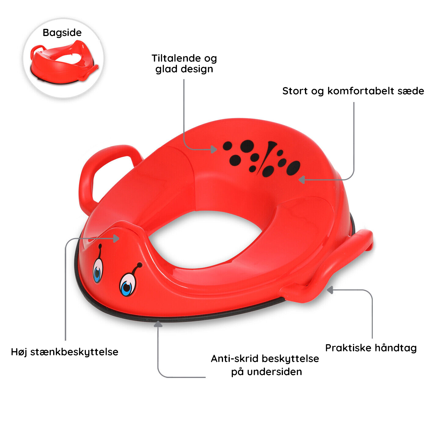 Toiletsæde til børn – My Carry Potty Mariehøne