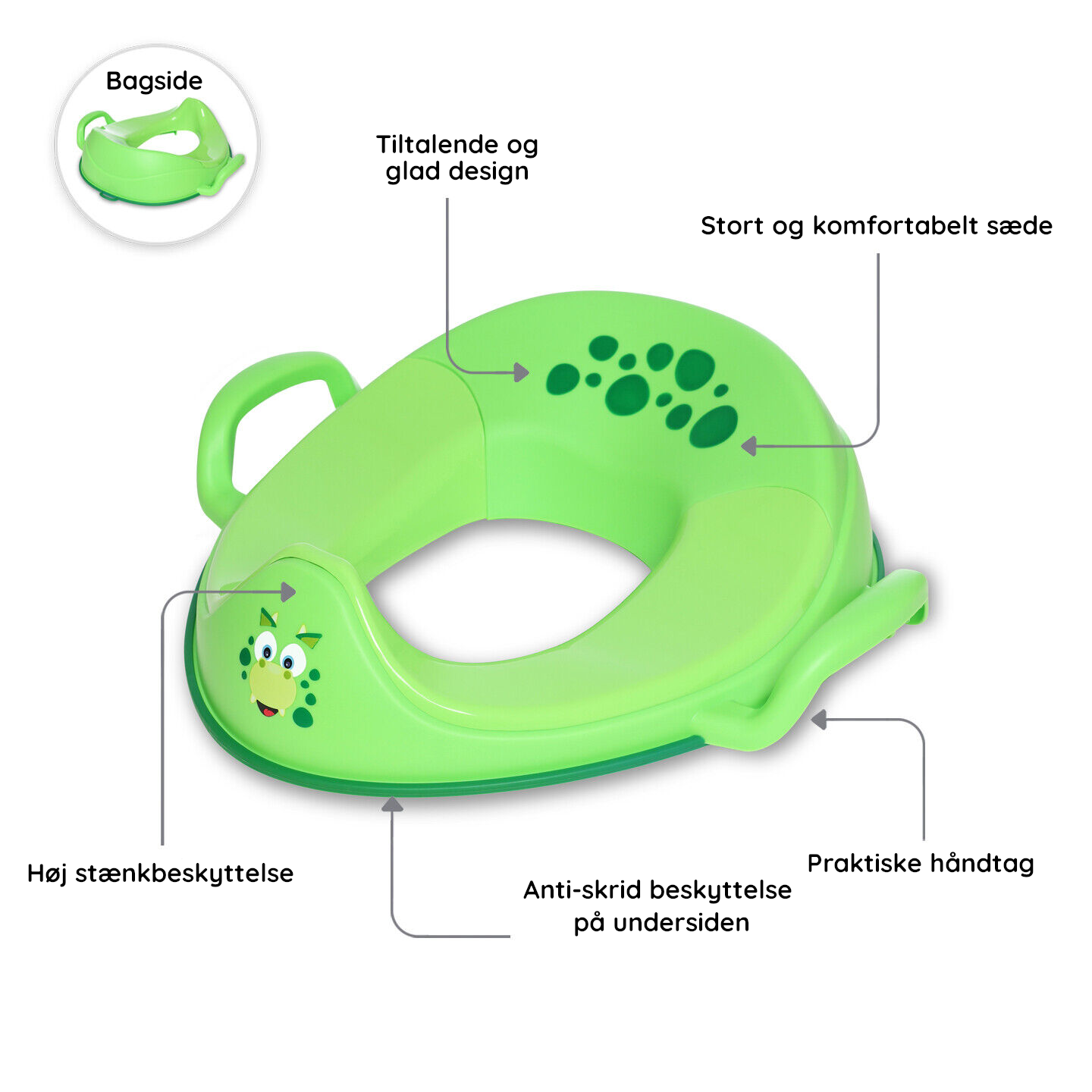 Toiletsæde til børn – My Carry Potty Dinosaurus
