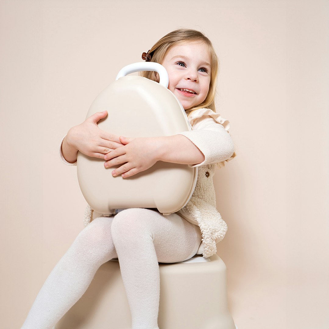 My Carry Potty bærbar potte Naturlig beige