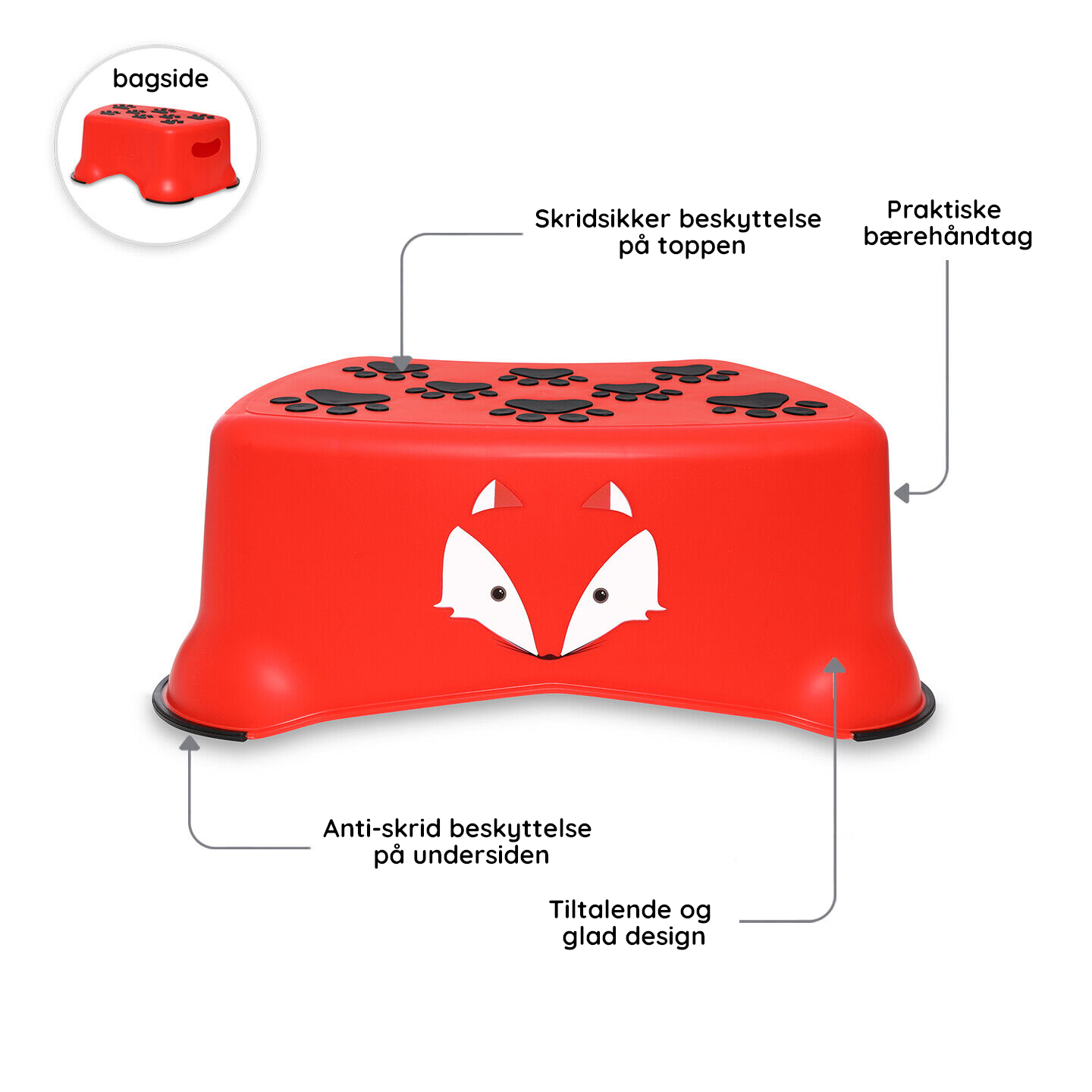 Skammel til børn – My Carry Potty Ræv