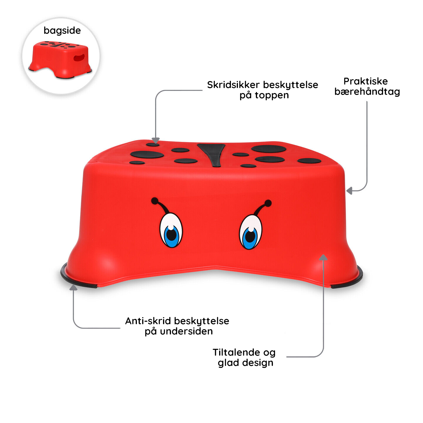 My Carry Potty børneskammel Mariehøne