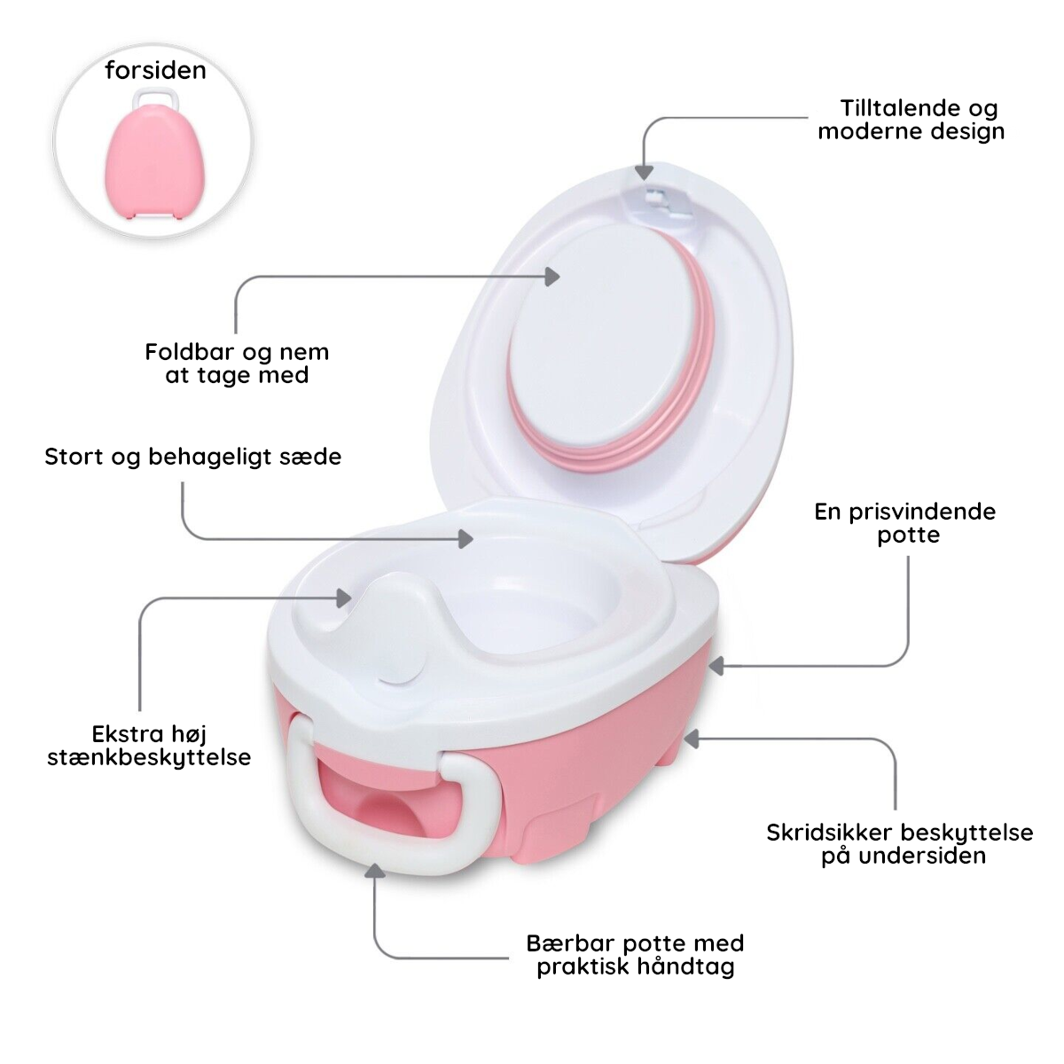 My Carry Potty bærbar potte Pink