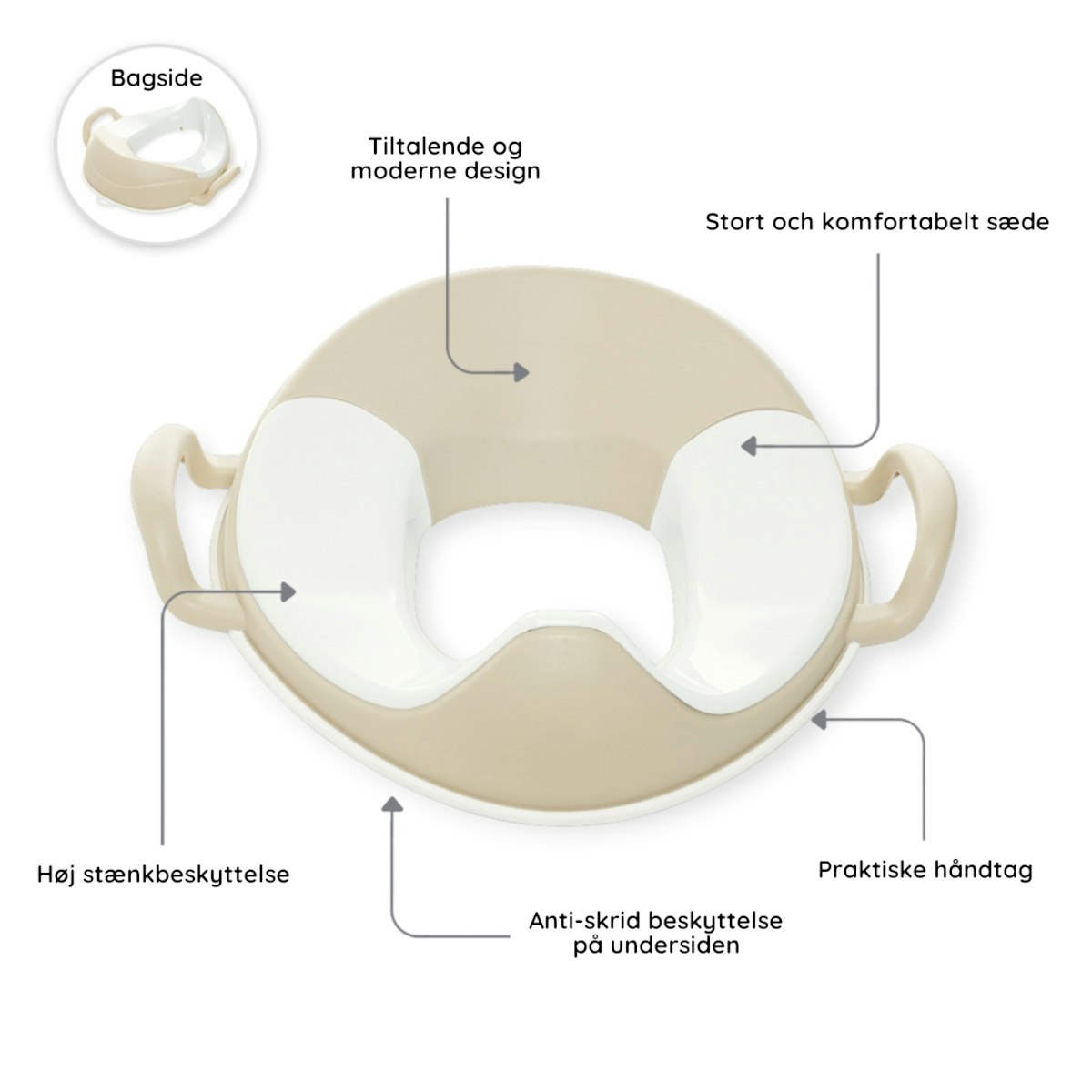 My Carry Potty toilettræner Naturlig beige