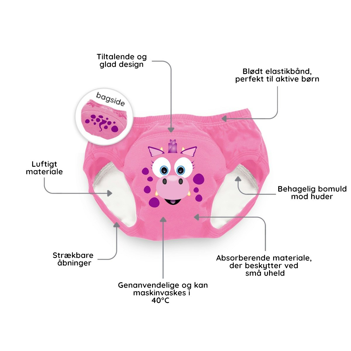 My Carry Potty Pottetræningssæt & Toilettræning Pink Drage