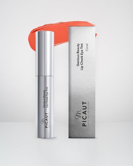 M Picaut Genious Beauty Lip Cheek Eye Tint Coral