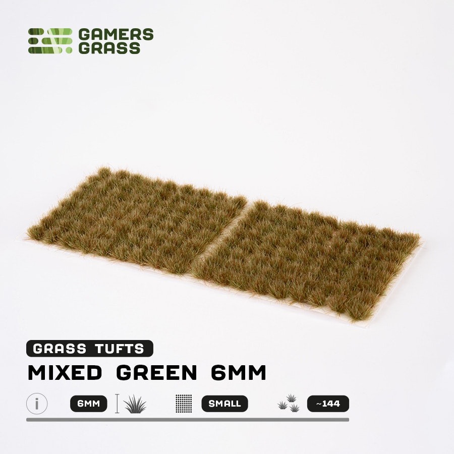 Mixed Green 6mm - small