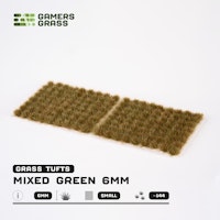 Mixed Green 6mm - small