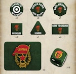 Soviet Guards Gaming Set (20 Tokens, 2 Objectives, 16 Dice) - TD050