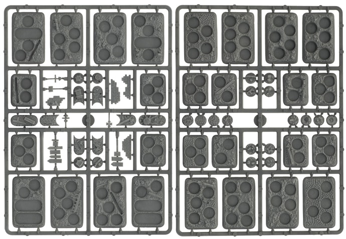 Plastic Bases: Urban Rubble