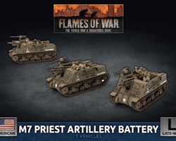 M7 Priest Artillery Battery (x3 Plastic) - UBX73