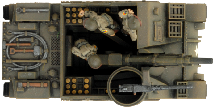 M7 Priest Artillery Battery (x3 Plastic) - UBX73