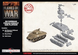 M4 Sherman (105mm) Assault Gun Platoon (Plastic) - UBX71