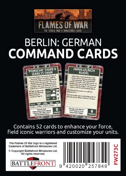 Berlin: German Command Cards - FW273C