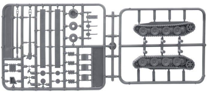 Panther (late 7.5cm) / Jagdpanther (8.8cm) Platoon (5x Plastic) - GBX181