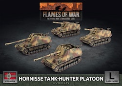 Hornisse (8.8cm) / Hummel (15cm) TankHunter Platoon (x4 Plastic) - GBX182