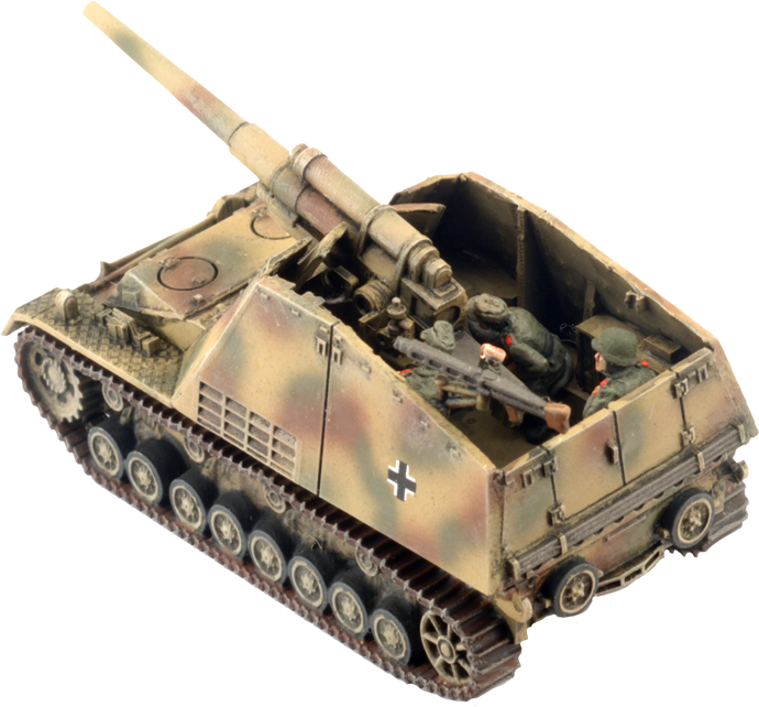 Hornisse (8.8cm) / Hummel (15cm) TankHunter Platoon (x4 Plastic) - GBX182