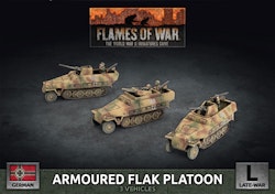Sd Kfz 251 2cm / Triple 15mm Armoured Flak Platoon (3x Plastic) - GBX180