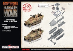 Sd Kfz 251 2cm / Triple 15mm Armoured Flak Platoon (3x Plastic) - GBX180