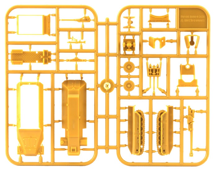 Sd Kfz 251 2cm / Triple 15mm Armoured Flak Platoon (3x Plastic) - GBX180