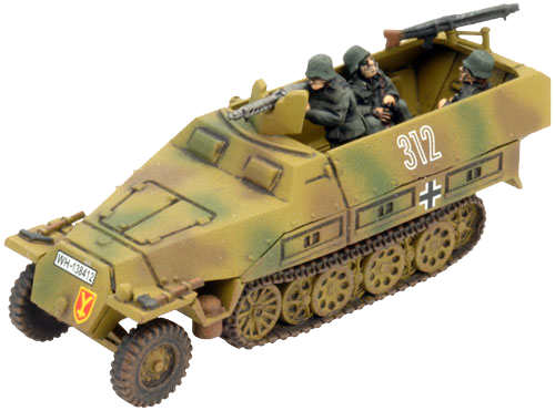 Sd Kfz 251 Transports (x4 Plastic) - GBX152