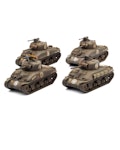 M4 Sherman Tank Platoon (Plastic) - UBX69