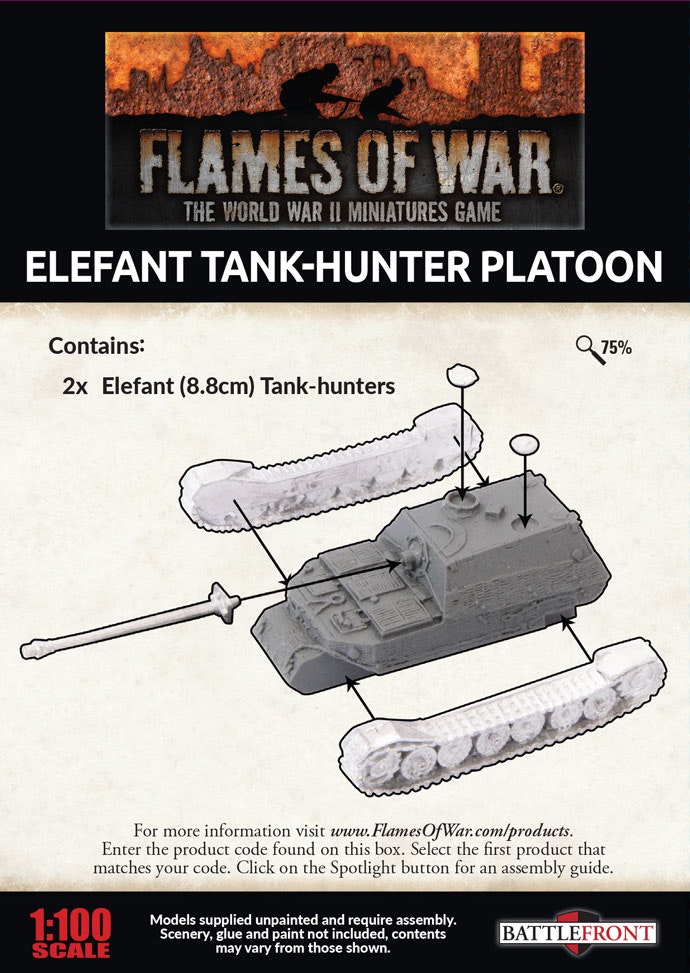 Elefant Tank-hunter Platoon - GBX163