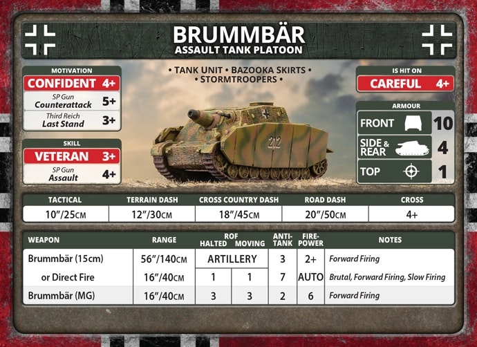 Brummbär Assault Tank Platoon - GBX164
