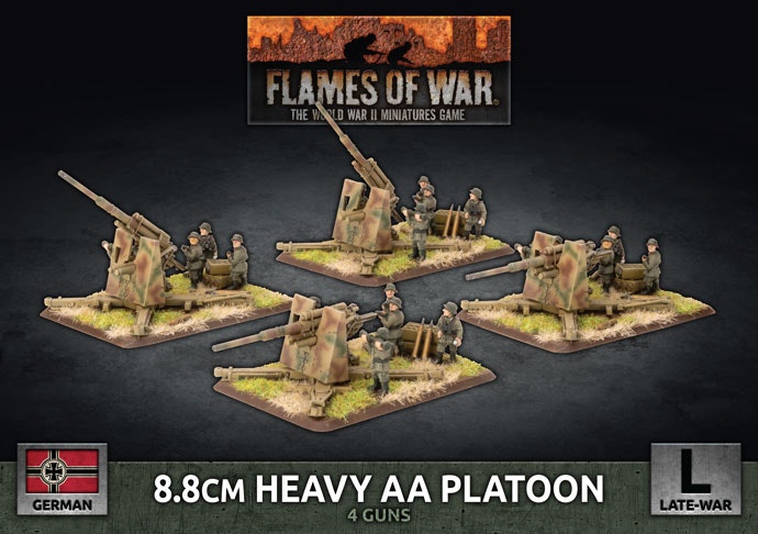 8.8cm Heavy AA Platoon (Plastic) - GBX149