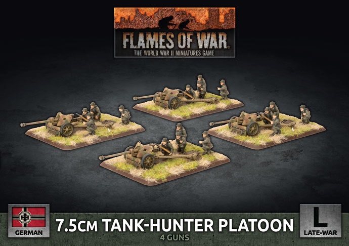 7.5cm Tank Hunter Platoon (Plastic) - GBX148