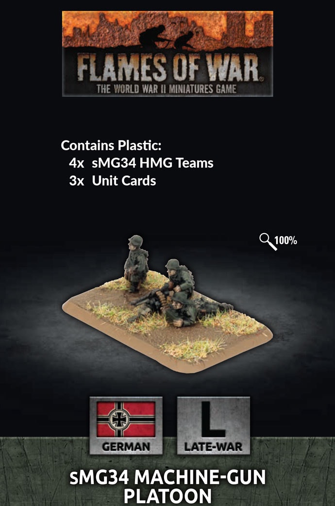 sMG34 Machine-gun Platoon (Plastic) - GE784