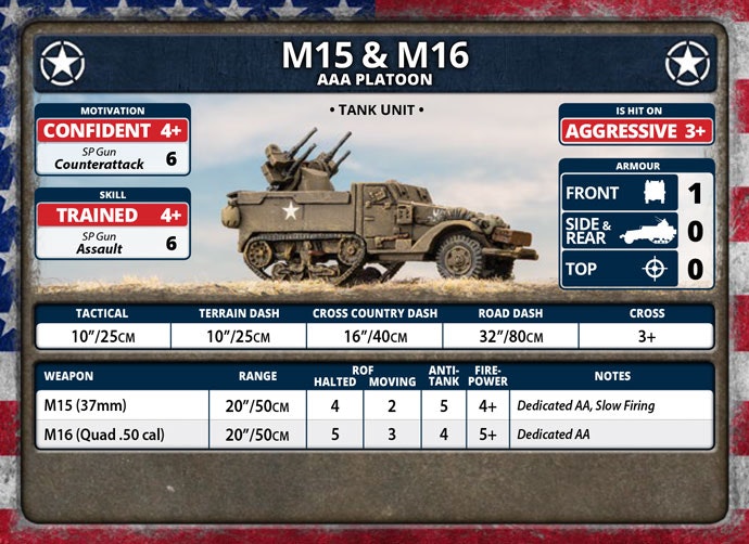Self Propelled M15/M16 AAA Platoon - UBX83
