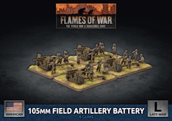105mm Field Artillery Battery (Plastic) - UBX77