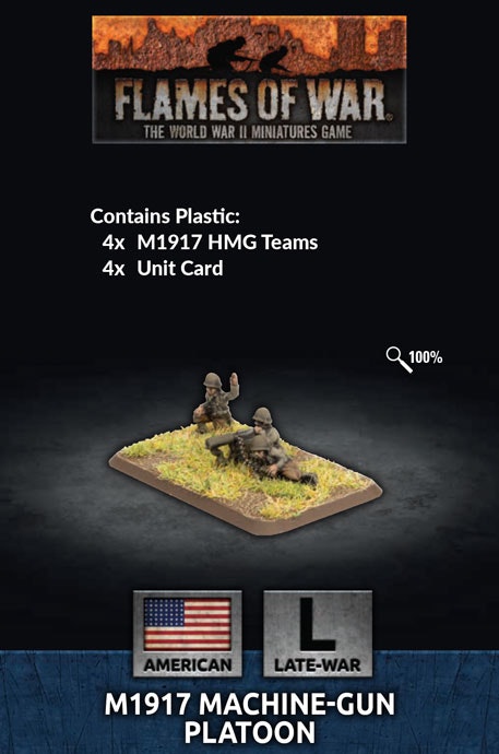 M1917 Machine-gun Platoon (Plastic) - US805