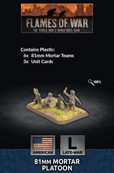 81mm Mortar Platoon (Plastic) - US804