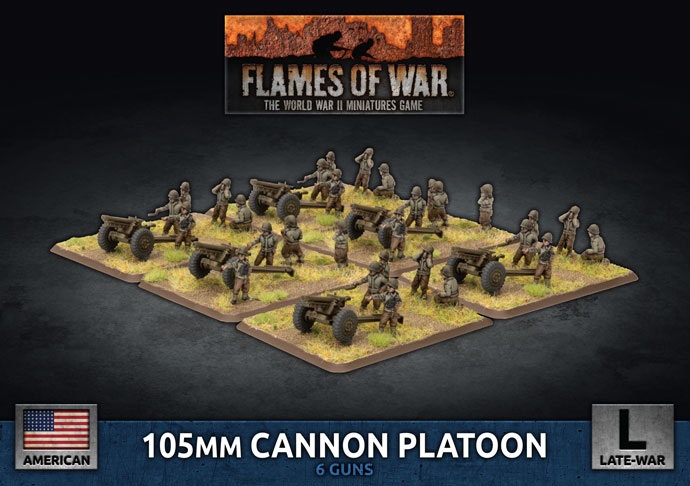 105mm Cannon Platoon (Plastic) - UBX82