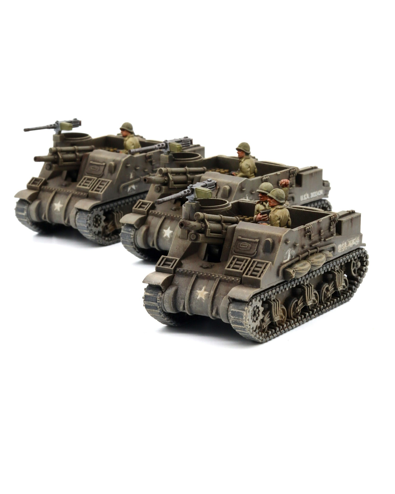 M7 Priest Artillery Battery (x3 Plastic) - UBX73