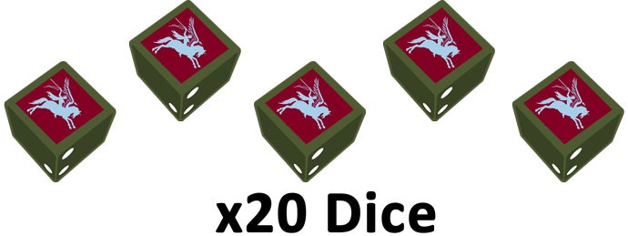 6th Airborne Dice Set - BR906