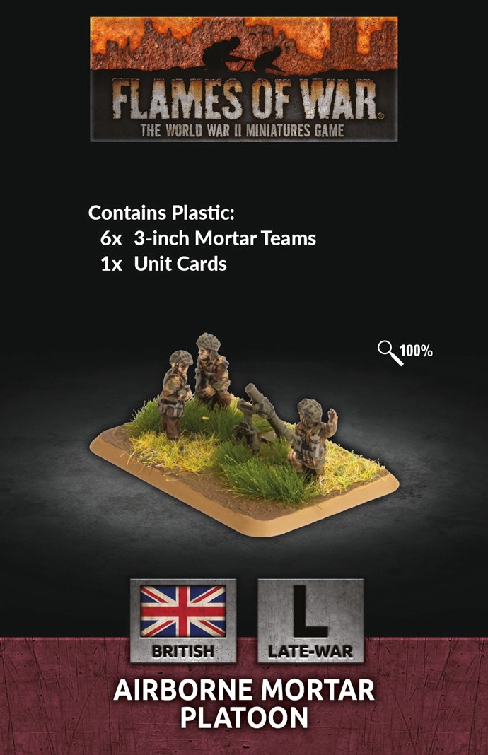 Airborne 3-inch Mortar Platoon (Plastic) - BR815