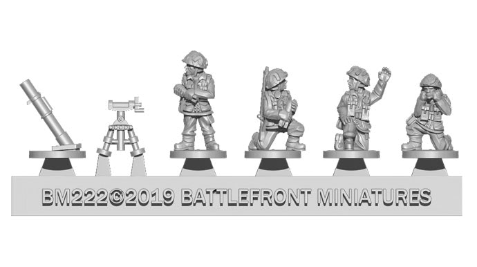 Airborne 3-inch Mortar Platoon (Plastic) - BR815