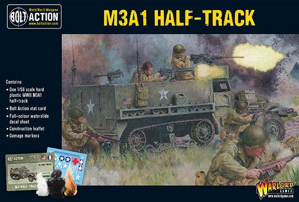 US M3A1 Half-track plastic boxed set - 402013010