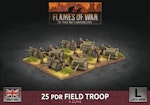 25 pdr Field Troop (Plastic) - BBX63