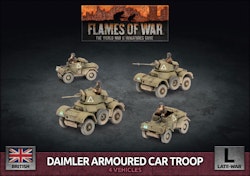 Daimler Armoured Car Troop (Plastic) - BBX61