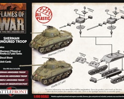 Sherman Armoured Troop (Plastic) - BBX60