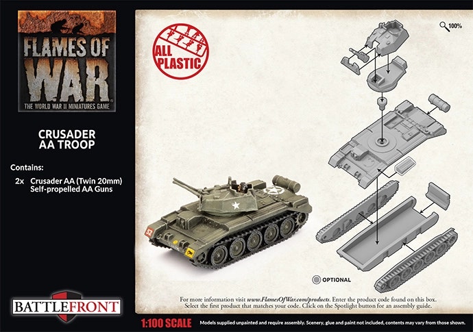 Crusader AA Troop (Plastic) - BBX59