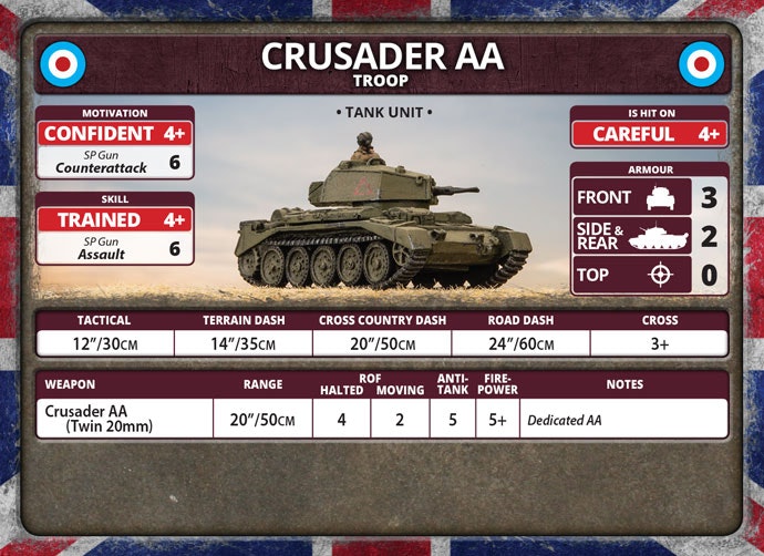 Crusader AA Troop (Plastic) - BBX59